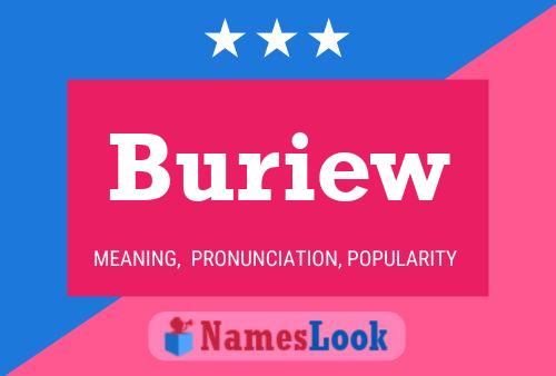 Póster del nombre Buriew