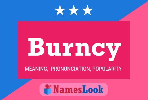 Póster del nombre Burncy