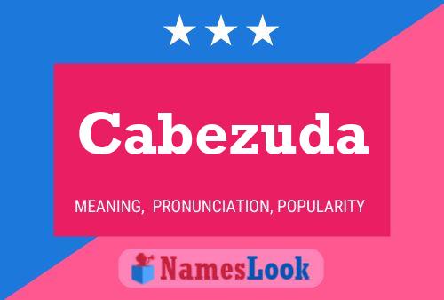 Póster del nombre Cabezuda