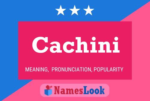 Póster del nombre Cachini