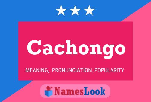 Póster del nombre Cachongo