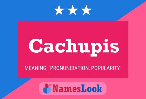 Póster del nombre Cachupis