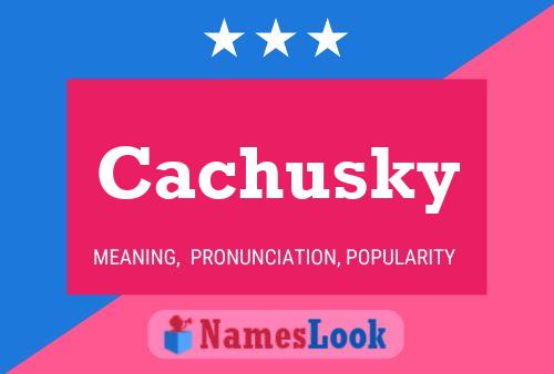 Póster del nombre Cachusky