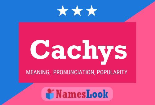 Póster del nombre Cachys