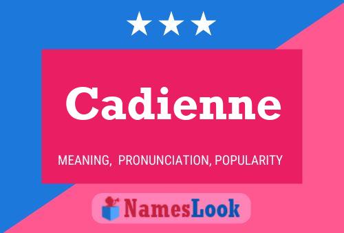 Póster del nombre Cadienne