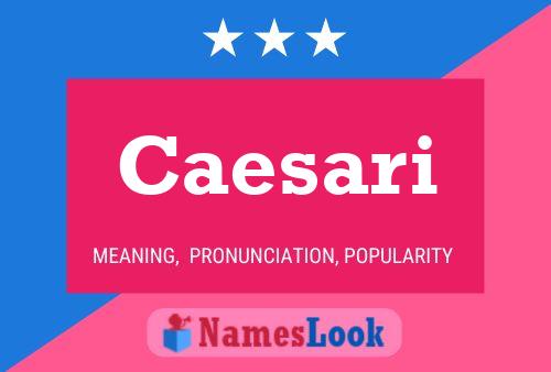 Póster del nombre Caesari