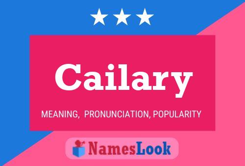 Póster del nombre Cailary