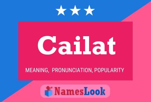 Póster del nombre Cailat