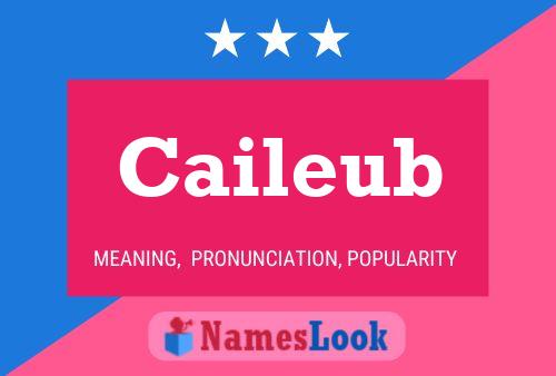 Póster del nombre Caileub