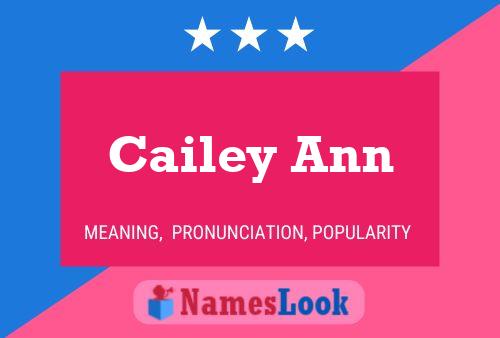 Póster del nombre Cailey Ann