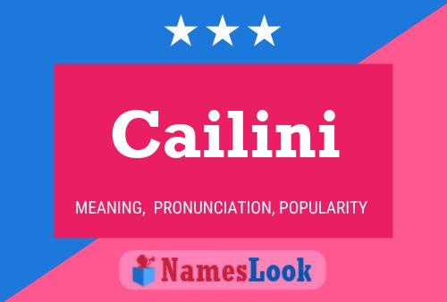 Póster del nombre Cailini