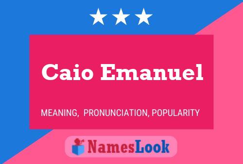 Póster del nombre Caio Emanuel