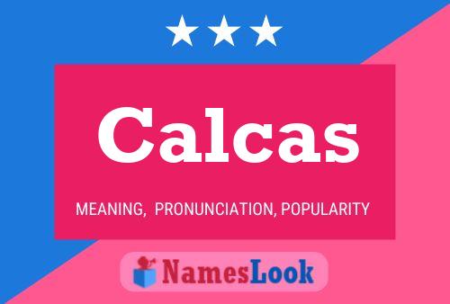 Póster del nombre Calcas