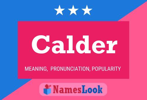 Póster del nombre Calder