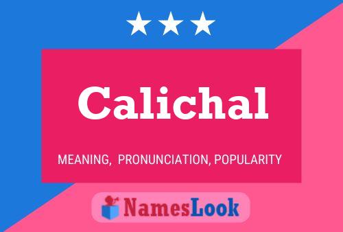 Póster del nombre Calichal