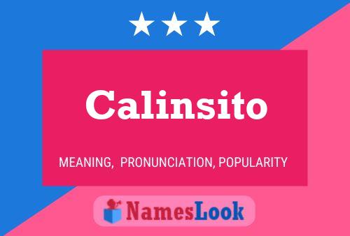 Póster del nombre Calinsito