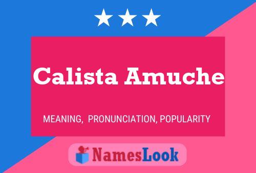 Póster del nombre Calista Amuche