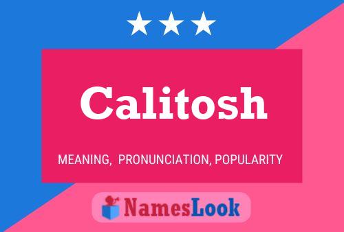 Póster del nombre Calitosh