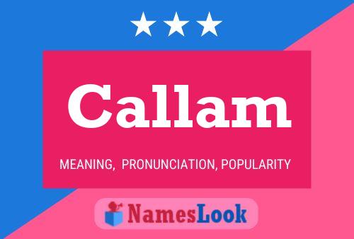 Póster del nombre Callam