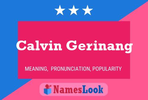 Póster del nombre Calvin Gerinang