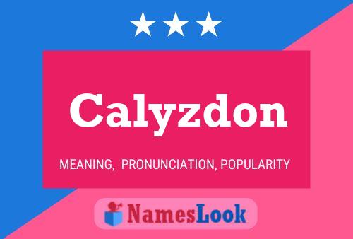 Póster del nombre Calyzdon