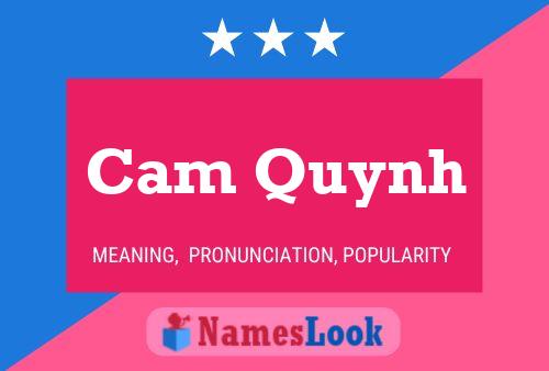 Póster del nombre Cam Quynh