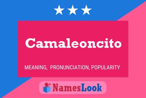 Póster del nombre Camaleoncito