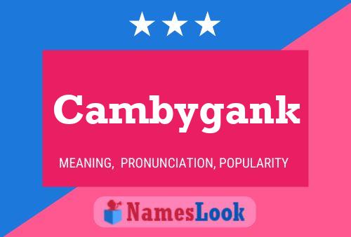 Póster del nombre Cambygank