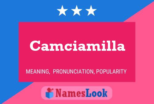 Póster del nombre Camciamilla