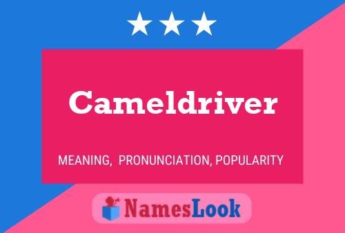 Póster del nombre Cameldriver