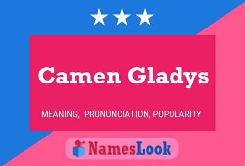 Póster del nombre Camen Gladys