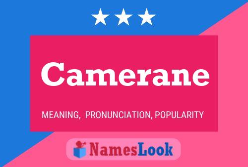 Póster del nombre Camerane