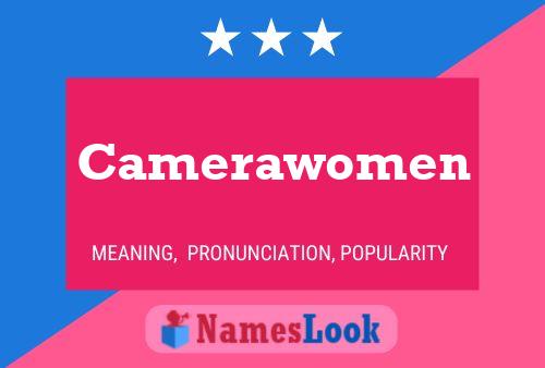 Póster del nombre Camerawomen