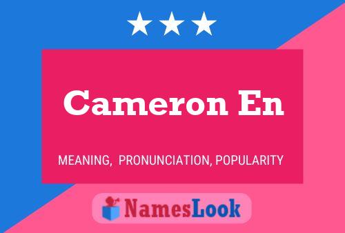 Póster del nombre Cameron En