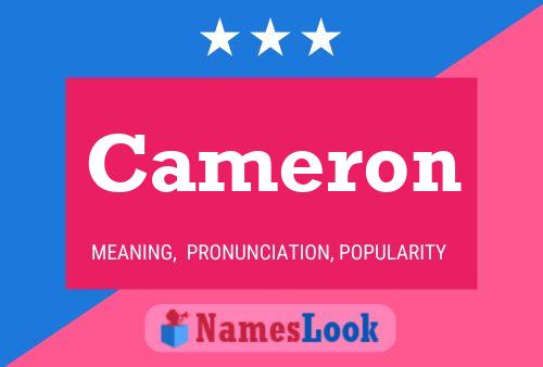 Póster del nombre Cameron