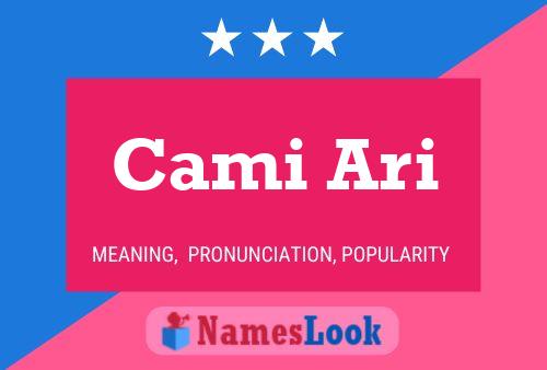 Póster del nombre Cami Ari