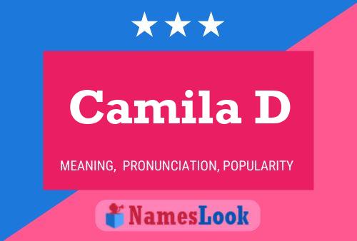 Póster del nombre Camila D