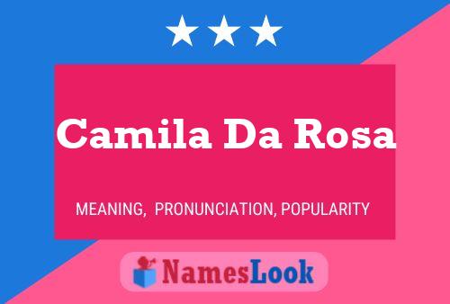 Póster del nombre Camila Da Rosa