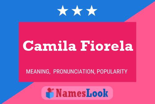 Póster del nombre Camila Fiorela