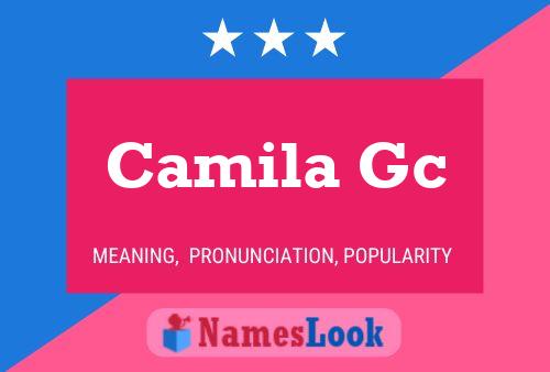 Póster del nombre Camila Gc