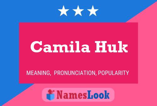 Póster del nombre Camila Huk