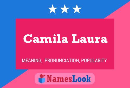 Póster del nombre Camila Laura