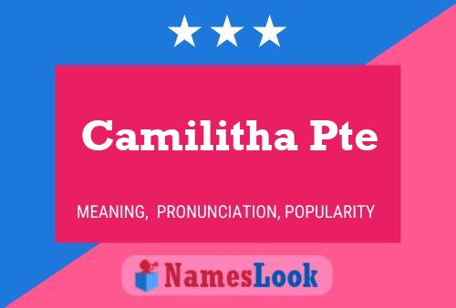 Póster del nombre Camilitha Pte