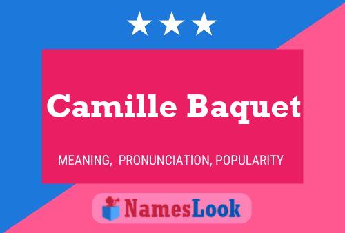 Póster del nombre Camille Baquet