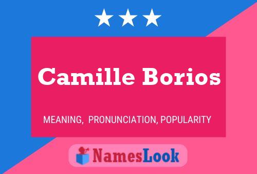 Póster del nombre Camille Borios