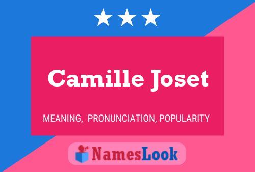 Póster del nombre Camille Joset