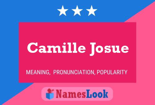 Póster del nombre Camille Josue