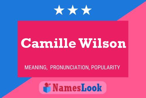 Póster del nombre Camille Wilson