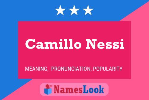 Póster del nombre Camillo Nessi