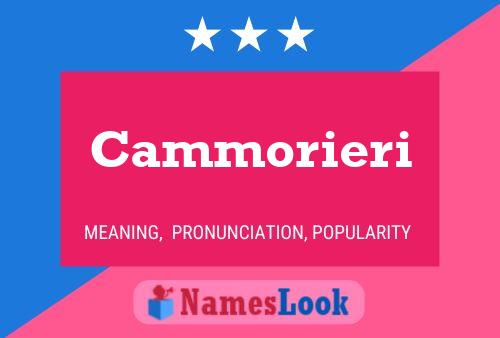 Póster del nombre Cammorieri